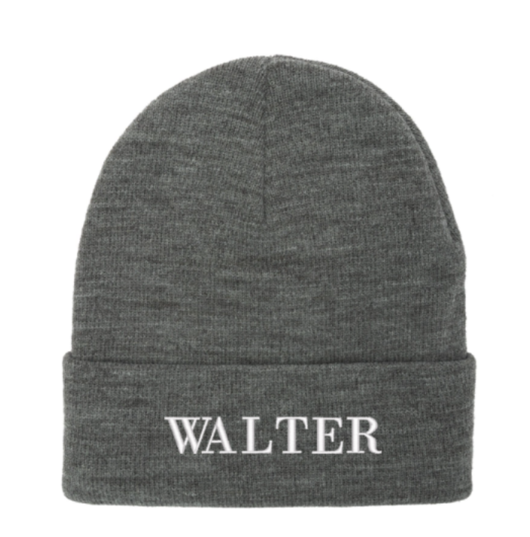 WALTER EMBRODIERED SOFT SPUN BEANIE | bythelionnody