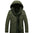 Mens Hooded Military Style Coat